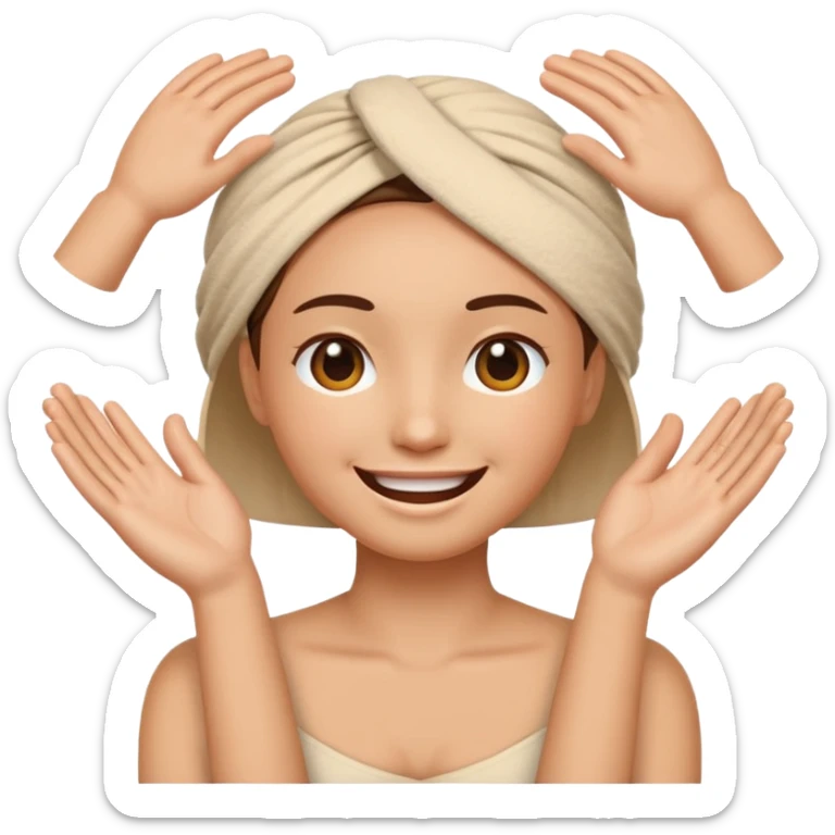 generate an emoticon Massage thegenerate an emoticon Dental treatment masseter muscles sticker