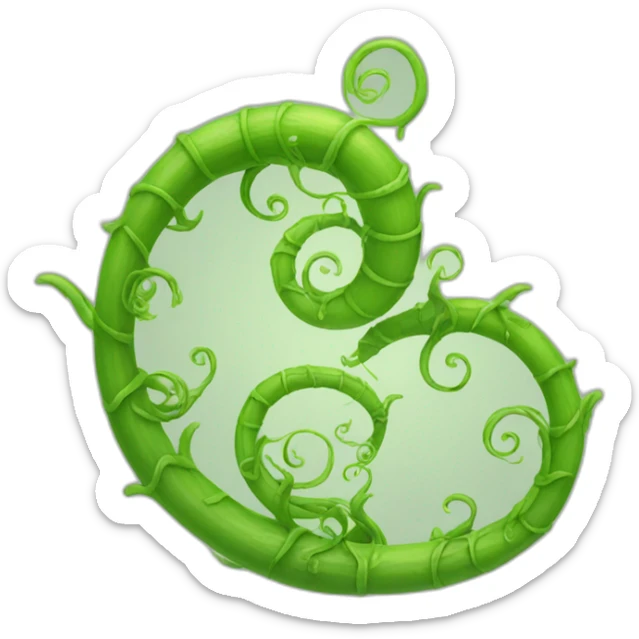 Tendril sticker