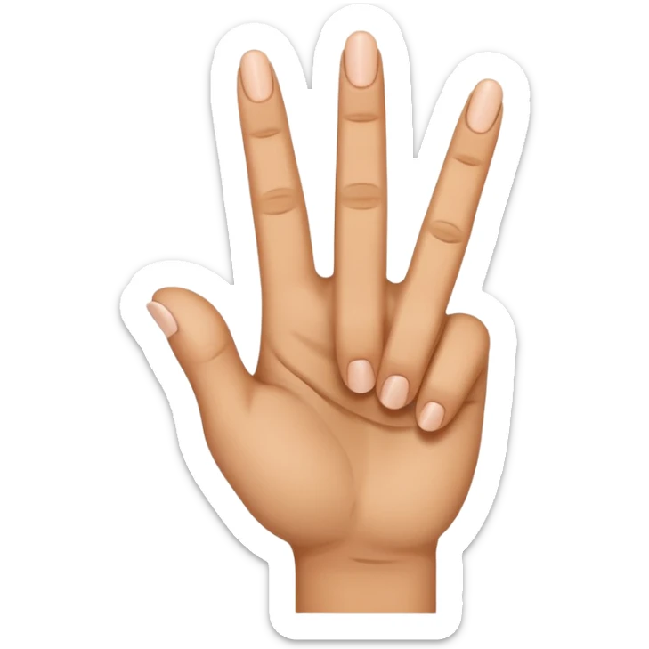  Can you do the Oke or perfect sign but than with de middle vinger.  sticker