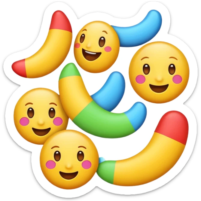 Curves emojis sticker