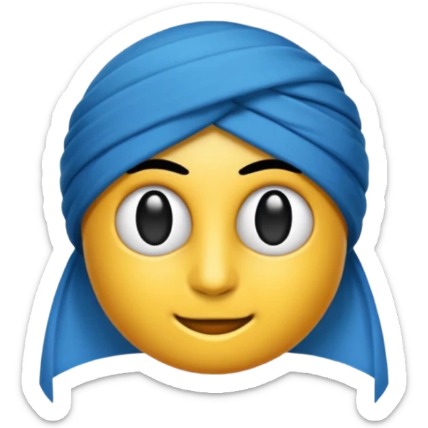 İnsan olmucak .dedimm Yuvarlak mavi bir çember içine Siyah tik yap sticker