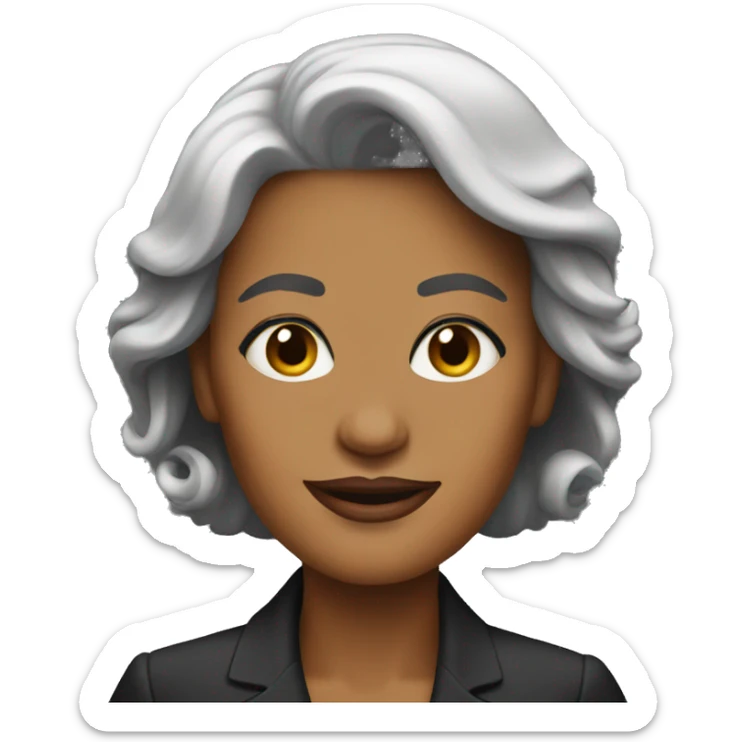 woman president sticker