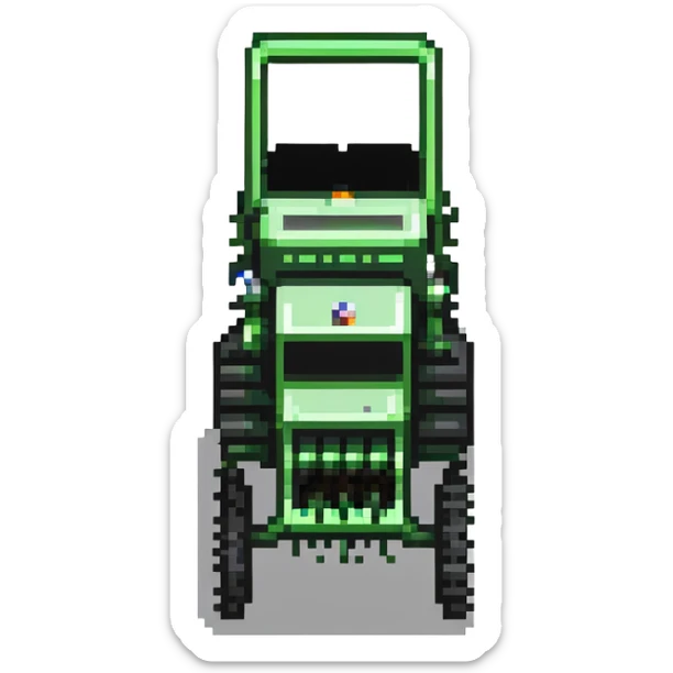 agricultural seeding machine, farm equipment for planting seeds sticker