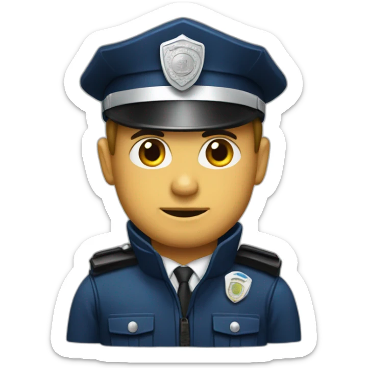 Mobil polisi sticker