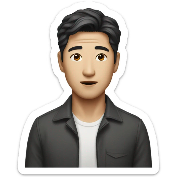 A korean actor  sticker