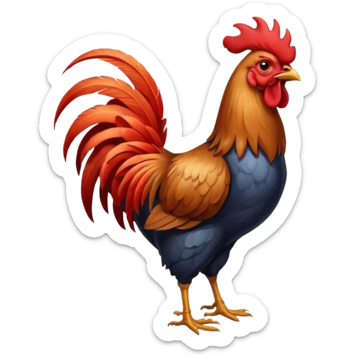 Cock sticker