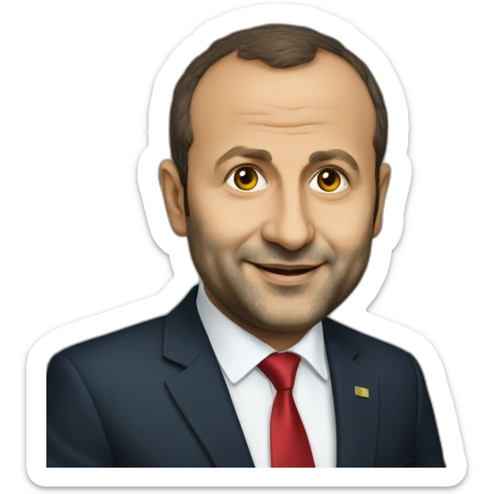 Gebran Bassil the lebanese politician  sticker