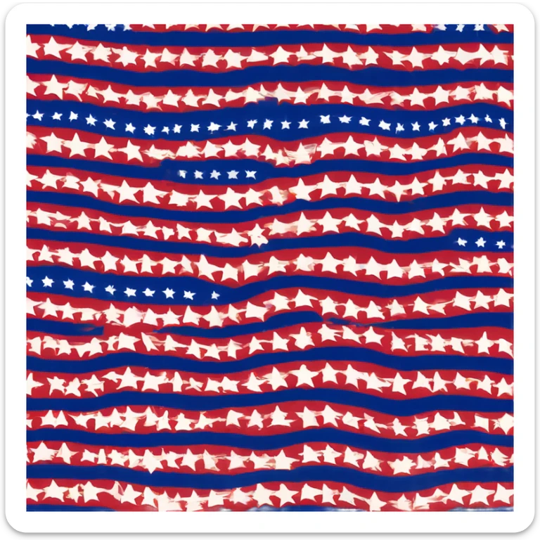 Flag of The United States of America  sticker