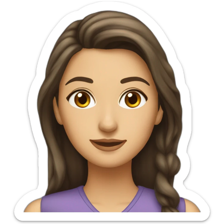 Ms. Romina Hamzei, a 21-year-old girl majoring in management sticker