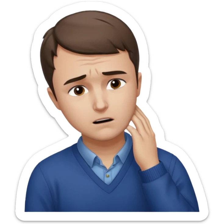charlie kirk holding his neck with his right hand in pain sticker
