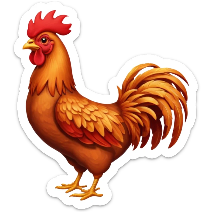 Cock sticker