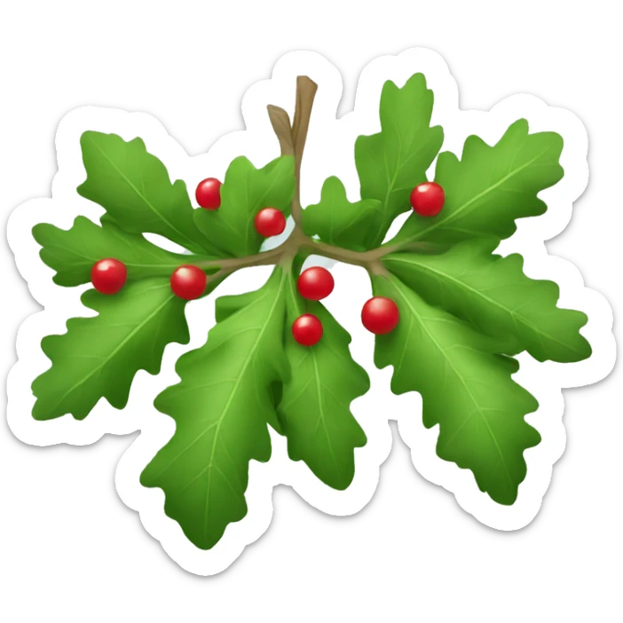 mistletoe sticker