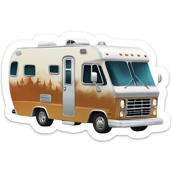 very expensive but haunted horror dream rv camper for Scooby Doo and the kids in the gang  sticker