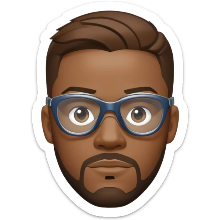 sam wilson with side-whiskers wear safety glasses from  from captain america: civil war sticker