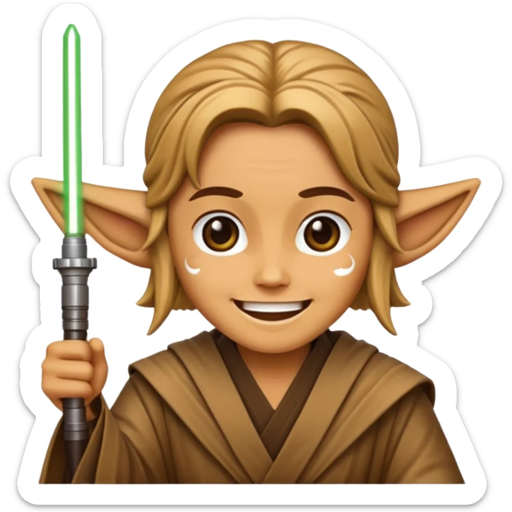Star Wars Jedi emoji sticker