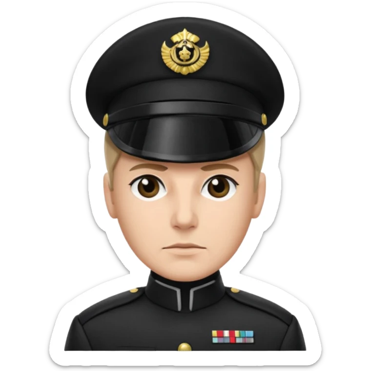 An emoji for discord of an Imperial Officer from star wars sticker