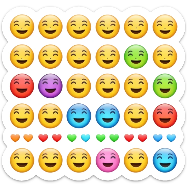 Curves emojis sticker