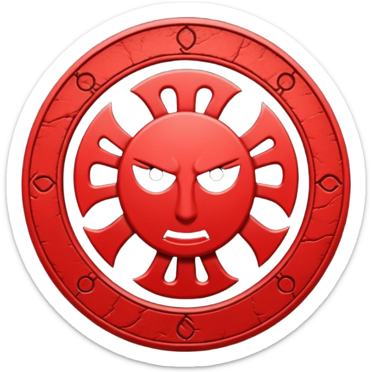 the Brand of Sacrifice symbol from Berserk sticker