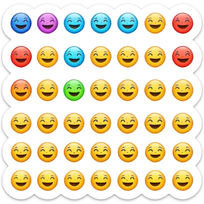 Curves emojis sticker