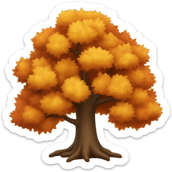 Autumn tree  sticker