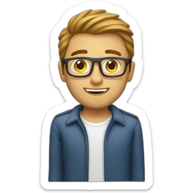 Marketing guy sticker