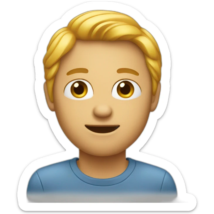 an emoji for someone giving a testimonial. it could be a person speaking with a heart shaped text box sticker
