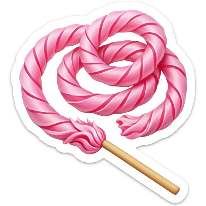 Dragon beard candy, traditional Chinese sweet with fine strands of sugar sticker