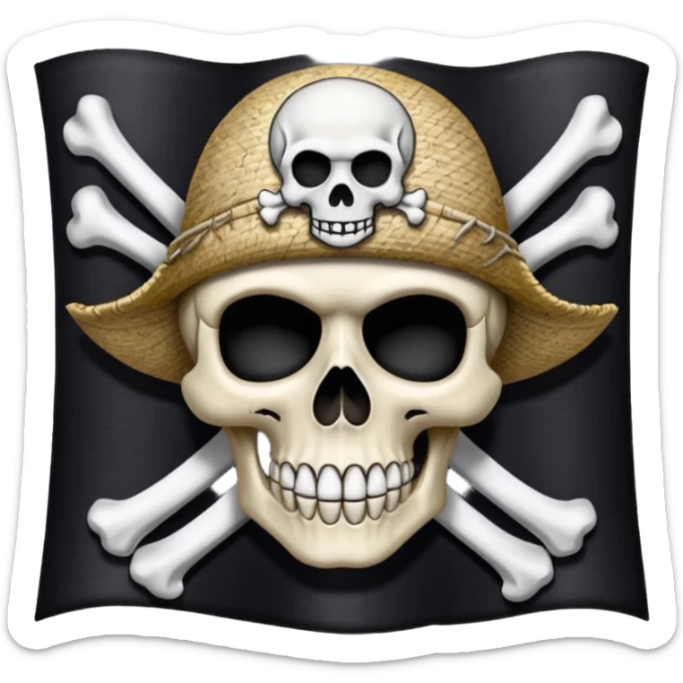 Can u create a emoji thats the straw hats flag of one piece sticker