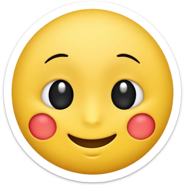 😊🥺 these emojis but with flies around it and its happy yellow face emoji black eyes like the 4th image but its cuter sticker