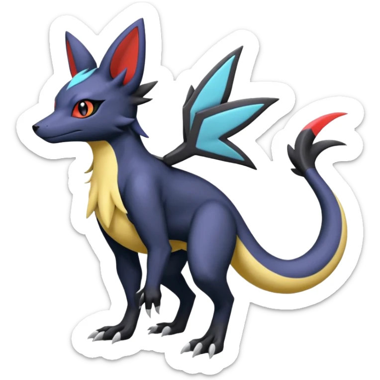 Salandit-Noibat-Nargacuga-Umbreon-Silvally-fusion (full body) sticker