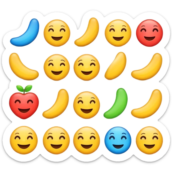 Curves emojis sticker