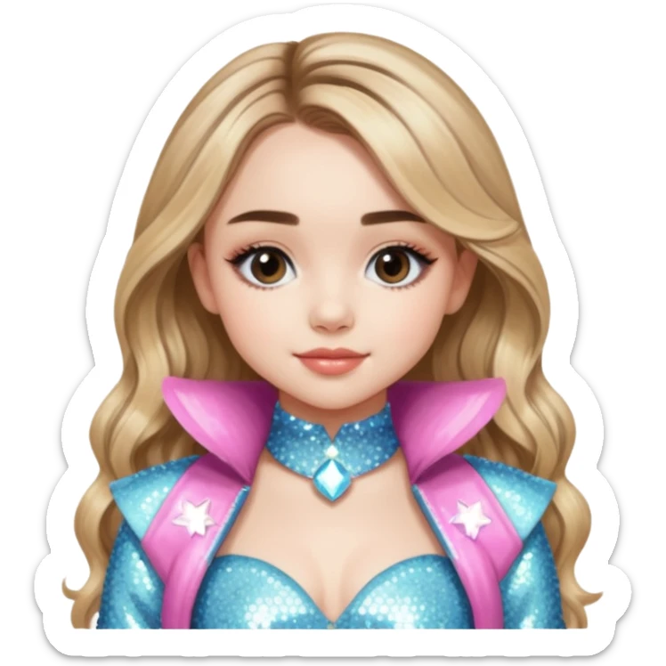 Sabrina carpenter short n sweet tour concert  sticker