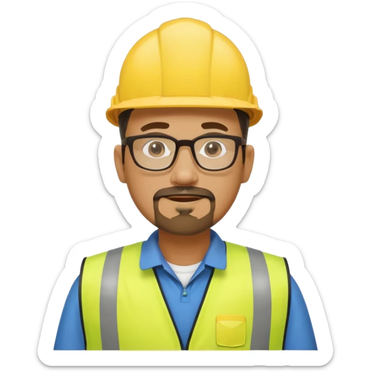 Walmart worker odp has a gotea wheres glasses yellow safety vest and hes 40 sticker