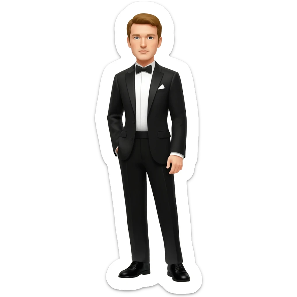 An actor on a stage sticker