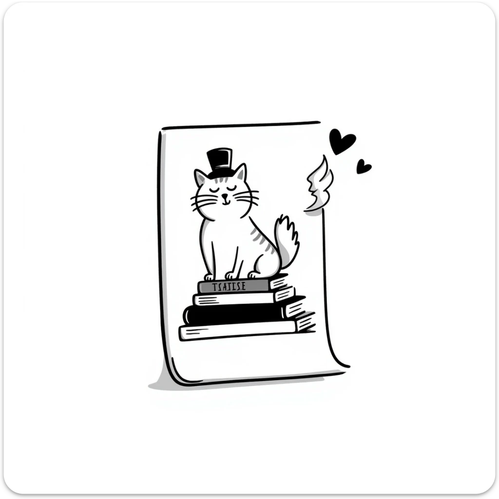 a polaroid photo with a heart doodle on the frame, playful cartoon style sticker