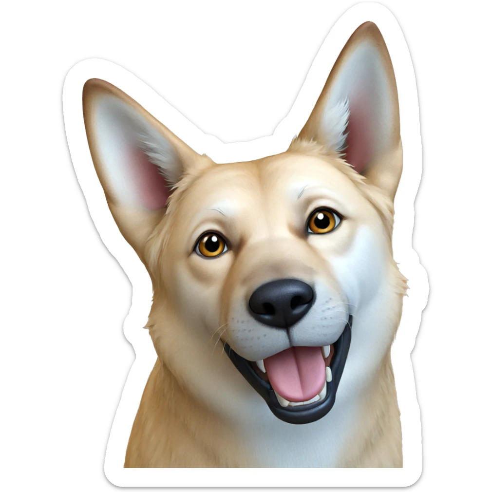 realistic animal close up sticker