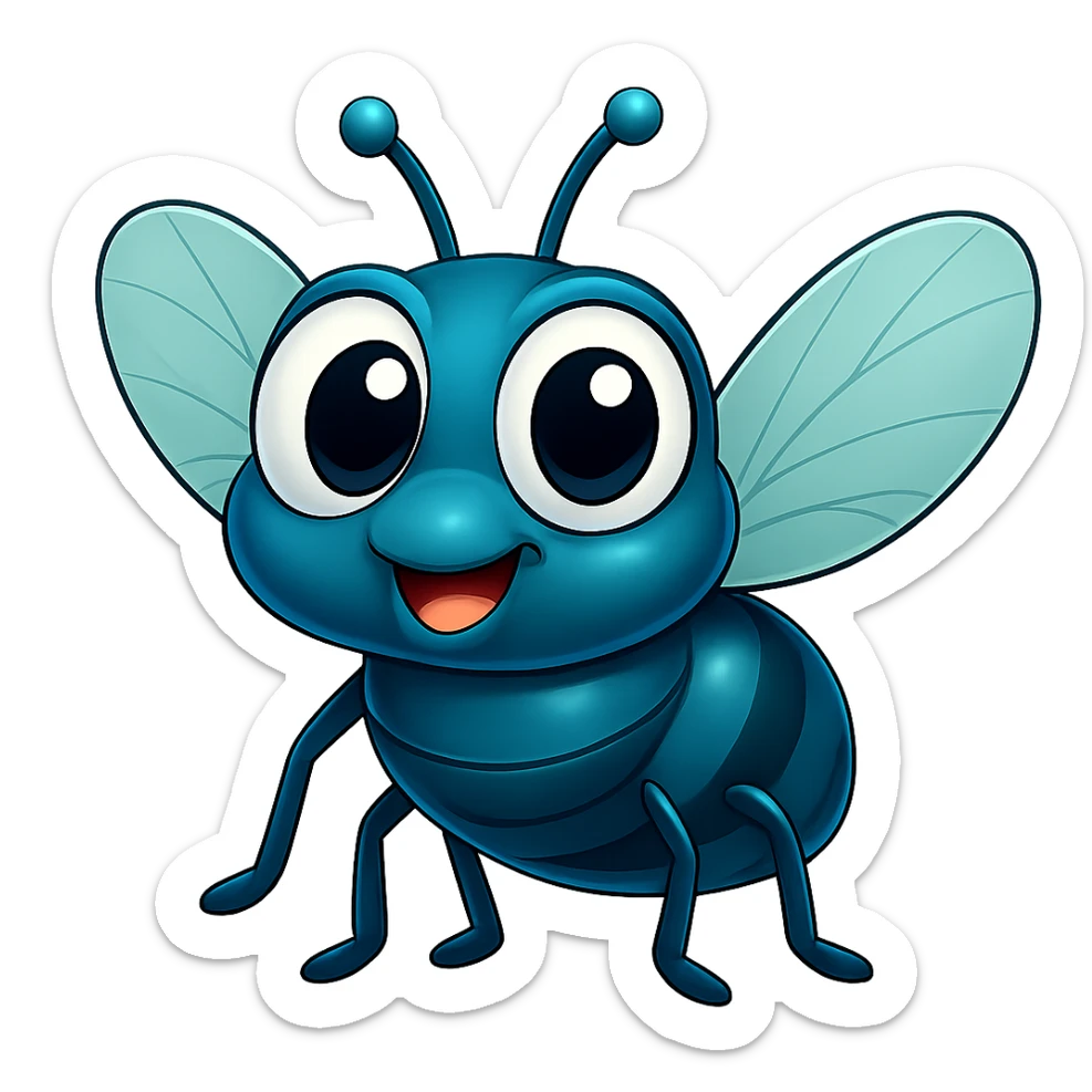 can you mix these two images, make it 3d cartoony and cute. trasparent background sticker