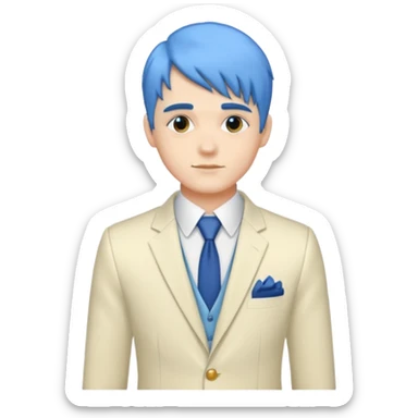 ethereal-pastel-transparent-translucent-gorgeous-spectral-dark-greyish-blue-whitish-gloomy-man-with-blue-hair-with-a-beautiful-creme-suit sticker