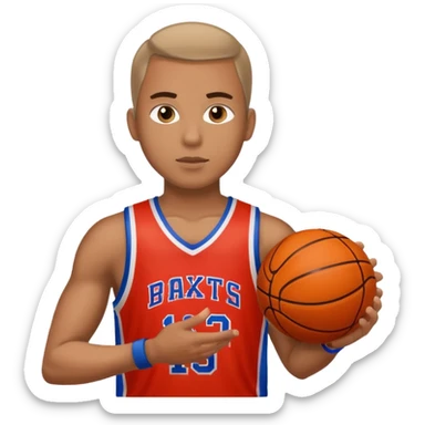 Basketball trainer sticker