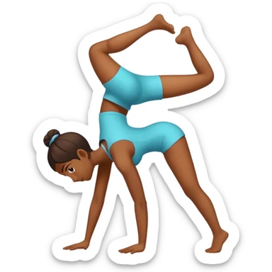 Arched back and twerking  sticker