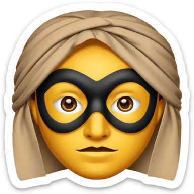A thief's emoji sticker