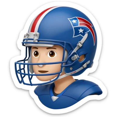 judge american football blue (#00A3E0) and red (#F9423A) sticker