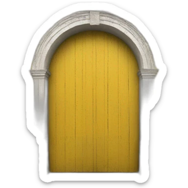 Antigua Guatemala yellow colonial Arch sticker