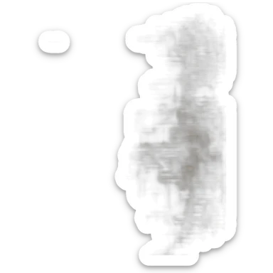 Full height Pale skinned Fit Man With dark brown hair in classic gray suit, beige office shirt, dark gray tie, and vintage glasses. His hands lock sticker