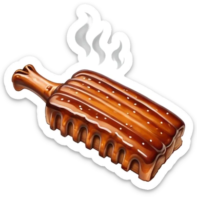 baby back spare ribs  sticker