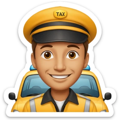 now i want a taxi driver sticker