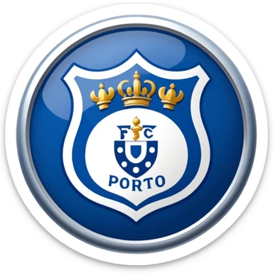 fc porto football team logo emoji sticker