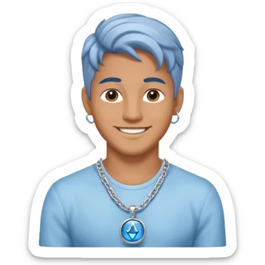 aquarius sign (make it musculine) sticker