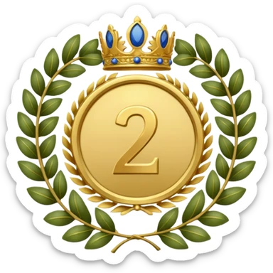 The number that took 23nd place was decorated with an imperial laurel wreath sticker