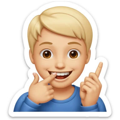 Mordiéndose el dedo 🫦👆🏼 sticker